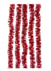 TINSEL CASCADE RED LED 100LITE