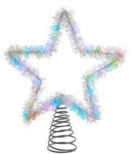 TREETOP STAR TINSEL 12.2" DNO