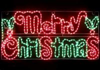 SIGN MERRY CHRISTMAS 36" NEON