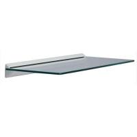SHELF KIT GLASS CHROME 8"X24"