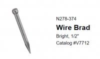 BRAD WIRE 1/2"X19 GA BRIGHT F