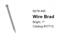 BRAD WIRE 1"X16 GALV