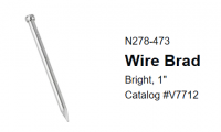 BRAD WIRE 1"X17GALV BR