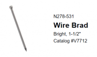 BRAD WIRE 1-1/2"X16GA BRIGHT