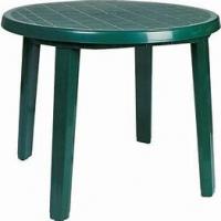 TABLE RESIN 35" ROUND GREEN