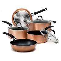 COOKWARE set 10PC H/COPPER