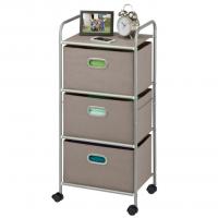 CART DRAWER ROLLING 3 GRAY