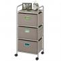 CART DRAWER ROLLING 3 GRAY