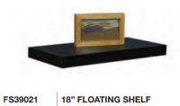 SHELF FLOATING 18" BLACK