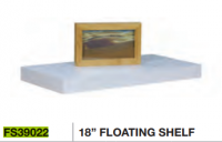 SHELF FLOATING 18" WHITE