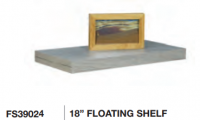 SHELF FLOATING 18" GREY