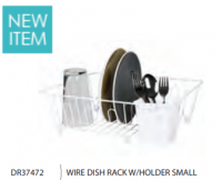 DRAINER DISH WIRE SMALL WHT