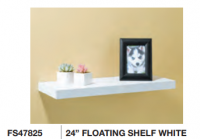 SHELF FLOATING 24" WHITE