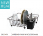 DRAINER DISH WIRE SMALL BLK