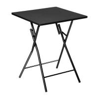 TABLE BAR FOLDING 60X75CM BLK