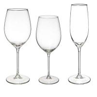 SET GLASSES WINE 18PC LINA