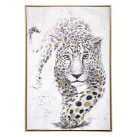 PRINT & FRAME LEOPARD 78X118CM