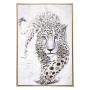 PRINT & FRAME LEOPARD 78X118CM