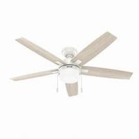 FAN CEILING 52" WHT/OAK BLADES