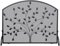 FIRESCREEN SGL WR/IRON W/LEAF 44