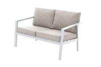 LOVESEAT 2 ALUM WHITE