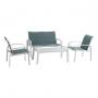 ELYN SOFASET 4S JADE/WHITE