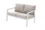 LOVESEAT 2 ALUM WHITE