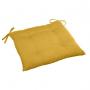 CUSHION SEAT MUSTARD 15.5X15.5