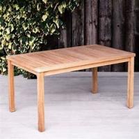 IHOM TABLE TEAK RECT 59X35X29