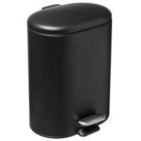 TRASHCAN SAFIR 6L SOFT BLACK