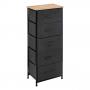 CHEST DRAWER 5TEIR TISSA DARK GR