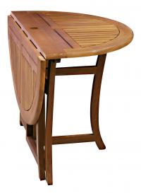 OUTD TABLE 48" FOLDING EUCALPTUS