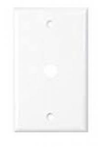 PLATE TELEPHONE 1GANG WHITE