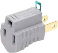 ADAPTOR GROUND 3-PRONG BULK