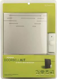 DOORBELL WIRELESS W/BUTTON NKL