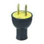 PLUG 15A 125V 2 PRONG ROUND