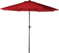 UMBRELLA 9' CRANK RED