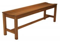 OUTD BENCH 55X14.5X18 EUC NOBACK