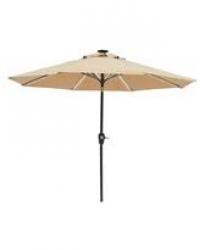 UMBRELLA 9'NEXT GEN SOLAR TAUPE