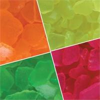 GLASS NEON  CRUSHED 46OZ GREEN