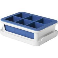 TRAY ICE SILICONE COVERED LRG GG