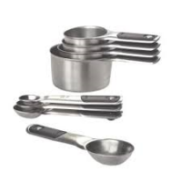 MEASURE CUPS  SPOONS SET STAINLE