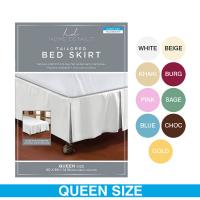 RUFFLE BED QUEEN ASST