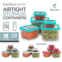 CONTAINER FOOD SQUARE 10PC