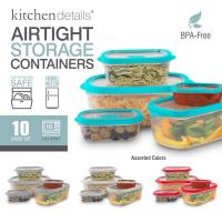CONTAINER FOOD RECTANGLE 10PC