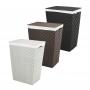 HAMPER WOVEN W/LINER & LID ASSOR