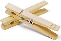 CLOTHESPINS WOODEN 50 PACK