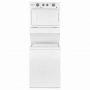 WASHER/DRYER STACK 27"ELEC WHT
