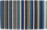 MAT TUFT 18X19 STRIPED BLU IN/OU