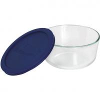 BOWL W/PLASTIC COVER 2CUP BL